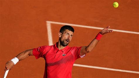 djokovic tennis score today.